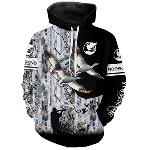 Snow Goose hunting camo customize Name 3D All over print Shirts, Hoodie, Long sleeve FSD1719