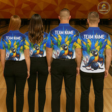 Load image into Gallery viewer, Custom Green Funny Parrot Bowling Jersey For Men Bowling League Bowling Team Shirts NHT1201