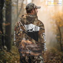 Load image into Gallery viewer, Deer Hunting 3D All Over Print Shirt Personalized Brown Fall Season Camo Hunting Clothes NHT204