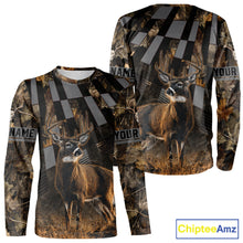 Load image into Gallery viewer, Deer Hunter Camo Hunting Hoodie For Men – Realistic Buck Design NHT334