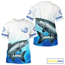 Load image into Gallery viewer, Chinook Salmon Fishing T-shirts Gift For Men Deep Sea Saltwater Angler Ocean Adventure 