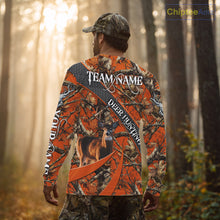 Load image into Gallery viewer, Orange Camo Deer Hunting Shirt 3D All Over Print Personalized Team Name Gift for Hunters NHT12