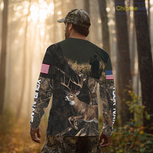 Load image into Gallery viewer, Whitetail Deer Hunting Shirt, Best Gifts for Deer Hunters, Hunting Hoodie For Men NHT351