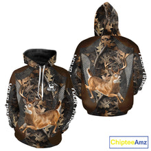 Load image into Gallery viewer, Whitetail Deer Jumping 3D All Over Print Shirts, Gift for Deer Hunters Men, Hunting Hoodie NHT355