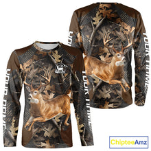 Load image into Gallery viewer, Whitetail Deer Jumping 3D All Over Print Shirts, Gift for Deer Hunters Men, Hunting Hoodie NHT355