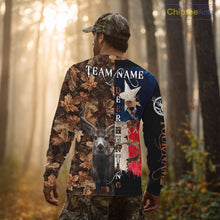 Load image into Gallery viewer, Personalized Deer Hunting Shirt with Texas Flag &amp; Camo For Deer Hunters NHT28