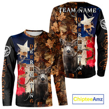 Load image into Gallery viewer, Personalized Deer Hunting Shirt with Texas Flag &amp; Camo For Deer Hunters NHT28