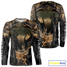 Load image into Gallery viewer, Deer Hunting Shirt 3D All-Over Print Deer with Camo Forest, Gift for Deer Hunters Men NHT360
