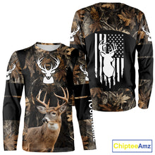 Load image into Gallery viewer, Deer Hunting With Full All Over 3D For Deer Hunters, Personalized US Flag Camouflage NHT362