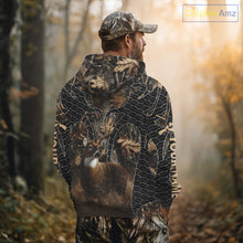 Load image into Gallery viewer, Hunting Camo Hoodie with Majestic Deer Print Outdoor Style, Deer Sweatshirts For Men NHT370