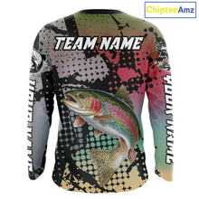 Load image into Gallery viewer, Rainbow Trout Fishing Shirt Pink Camo Custom Name, Rainbow Trout Fishing Team Jerseys NHT477