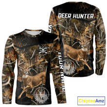 Load image into Gallery viewer, Forest Camo Deer Hunting Shirt, Deer Hunting With Full All Over 3D For Deer Hunters NHT247