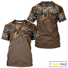 Load image into Gallery viewer, Personalized Brown Deer Hunting Camo Full Printing Shirts, Best Hunting Gifts NHT47