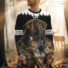 Load image into Gallery viewer, Whitetail Deer Hunting Season Shirt 3D Forest Scene Camo Best Hunting Gift For Hunters NHT48