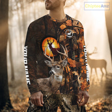 Load image into Gallery viewer, Whitetail Deer Hunting Orange Camo 3D All-Over Printed Shirt, Custom Name Hunting Shirt NHT251