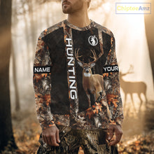 Load image into Gallery viewer, Deer Hunting Custom Name Camouflage Hunting Clothes, Deer Hunting Outfit, Hunting Shirt NHT252