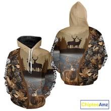 Load image into Gallery viewer, Personalized Deer Hunting 3D All Over Printed Shirts Custom Deer And Mountain Camo Shirt NHT254