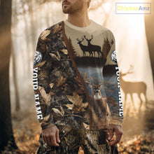 Load image into Gallery viewer, Personalized Deer Hunting 3D All Over Printed Shirts Custom Deer And Mountain Camo Shirt NHT254