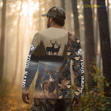 Load image into Gallery viewer, Personalized Deer Hunting 3D All Over Printed Shirts Custom Deer And Mountain Camo Shirt NHT254