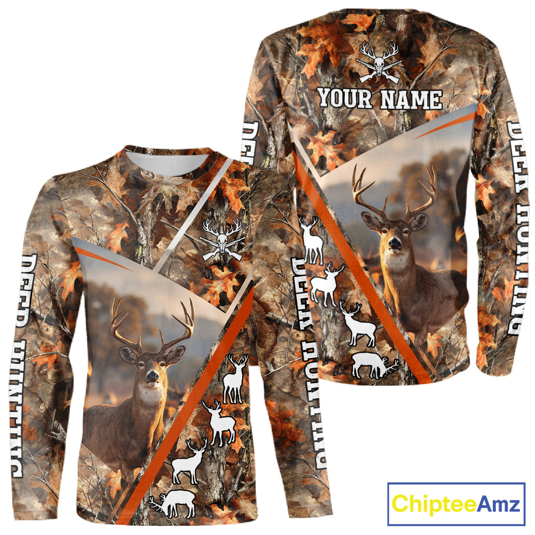 Custom Camo 3D Animal Deer Hunting Shirt Best Hunting Clothes For Season, Hunting Gift NHT255