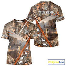 Load image into Gallery viewer, Custom Camo 3D Animal Deer Hunting Shirt Best Hunting Clothes For Season, Hunting Gift NHT255