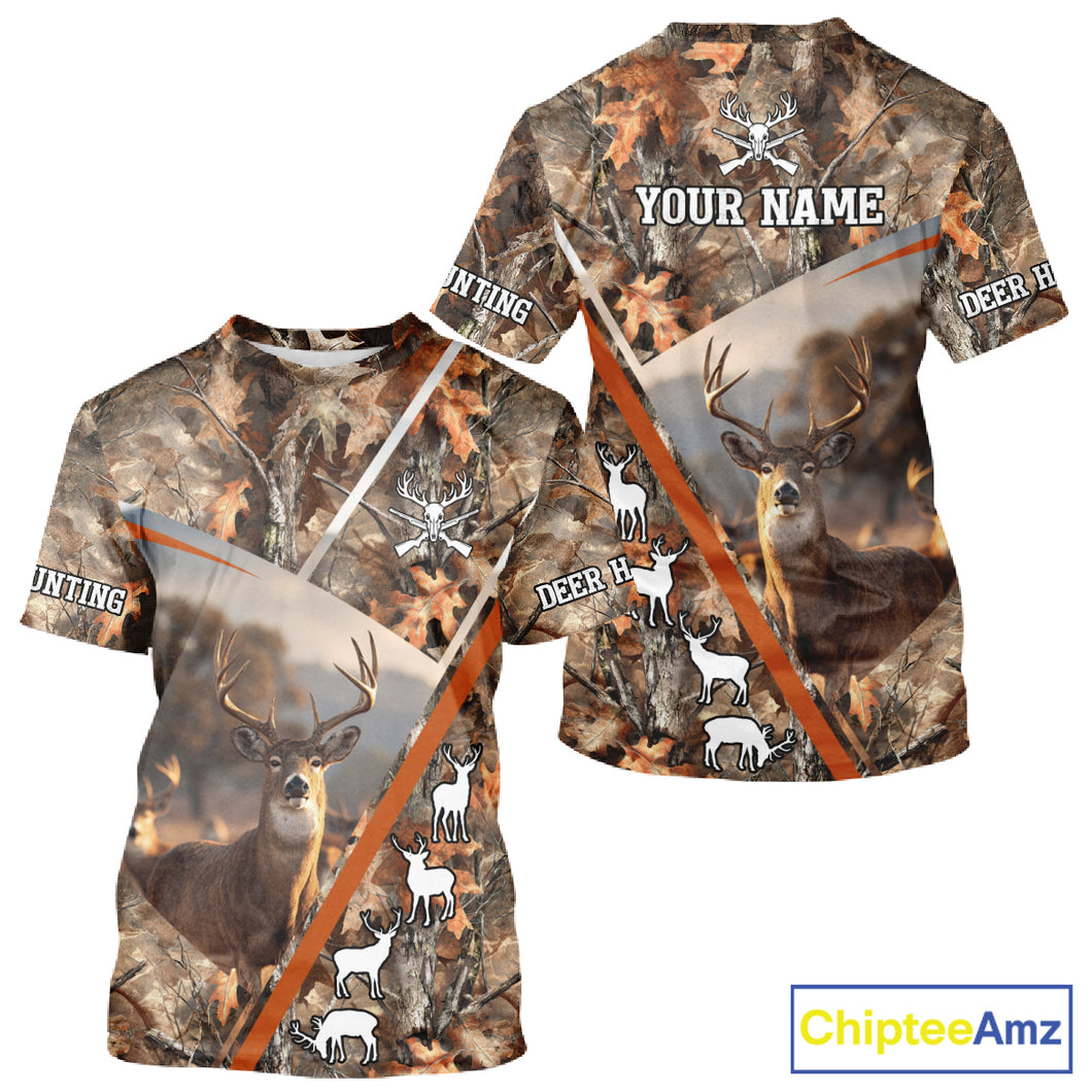 Custom Camo 3D Animal Deer Hunting Shirt Best Hunting Clothes For Season, Hunting Gift NHT255