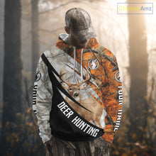 Load image into Gallery viewer, Deer Hunting Orange Camo Winter 3D All Over Printed Shirt, Hunting Clothes for Deer Season NHT268