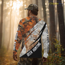 Load image into Gallery viewer, Deer Hunting Orange Camo Winter 3D All Over Printed Shirt, Hunting Clothes for Deer Season NHT268