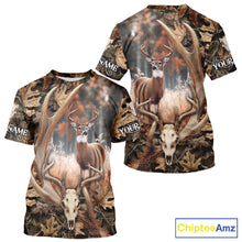 Load image into Gallery viewer, Deer Skull Reaper Hunting Camouflage Hunting Clothes Customize 3D All Over Printed Shirts NHT185