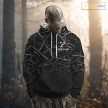 Load image into Gallery viewer, Best Deer Hunting Shirt Black Camo Customize Name 3D All Over Printed Shirts, Hunting Gift NHT82