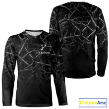 Load image into Gallery viewer, Best Deer Hunting Shirt Black Camo Customize Name 3D All Over Printed Shirts, Hunting Gift NHT82