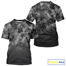 Load image into Gallery viewer, Best Deer Hunting Shirt Black Camouflage Custom Name 3D All Over Printed Shirts Hunting Gift NHT83
