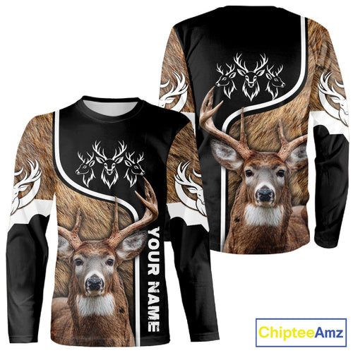Whitetail Deer Hunting 3D All Over Print Shirts, Personalized Hunting Gifts For Deer Hunters NHT192