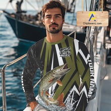 Load image into Gallery viewer, Musky Fishing Custom Long Sleeve Tournament Shirts, Muskie Fishing Shirt Jerseys NHT455
