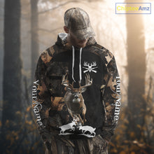 Load image into Gallery viewer, Whitetail Deer Hunting 3D All Over Printed Hoodie, Sweatshirt Hunting for Deer Hunter NHT338