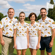 Load image into Gallery viewer, Funny Pizza Pattern Golf Shirt Women's Polo Shirts, Best Golf Polo Golf Shirt For Team NHT777