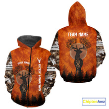 Load image into Gallery viewer, Deer Hunting Season Shirt DNA Tree Design Camo Big Game Hunting Gift, Hunting Clothes For Men NHT45