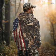 Load image into Gallery viewer, Skull Deer Hunting Shirt-Personalized US Flag Camouflage, Best Hunting Hoodie For Hunter NHT364