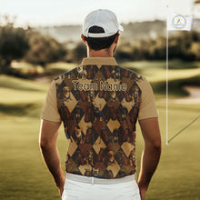 Load image into Gallery viewer, Funny Dog Pattern Golf Polo Shirt For Team, Best Golf Dog Custom Pet For Golf Lovers NHT566