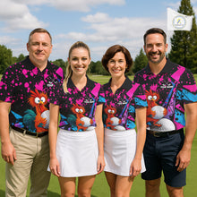 Load image into Gallery viewer, Colorful Funny Chicken Golf Jersey for Men – Golf League Team Shirt