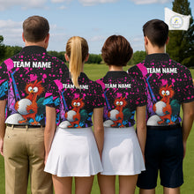 Load image into Gallery viewer, Colorful Funny Chicken Golf Jersey For Men Golf League Golf Team Shirts NHT953