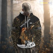Load image into Gallery viewer, Custom Camouflage Rabbit Hunting With Beagle Dog For Hunter, Rabbit Hunting Gifts NHT270