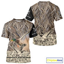 Load image into Gallery viewer, Best Mallard Duck Hunting Shirts, Customized Name All Over Print Shirts For Hunters NHT272
