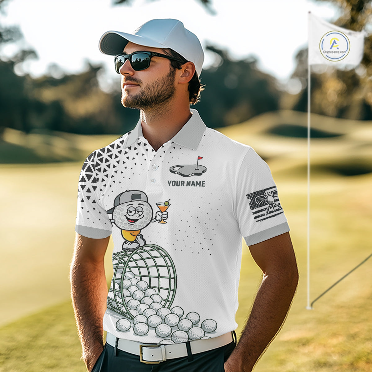 Funny Custom Mens Golf Polo Shirt, Personalized Drinking Golf Jersey, Custom Golf Outfit For Familly Team Shirt NHT697