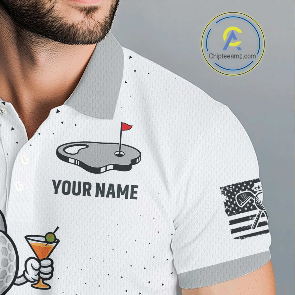 Funny Custom Mens Golf Polo Shirt, Personalized Drinking Golf Jersey, Custom Golf Outfit For Familly Team Shirt NHT697