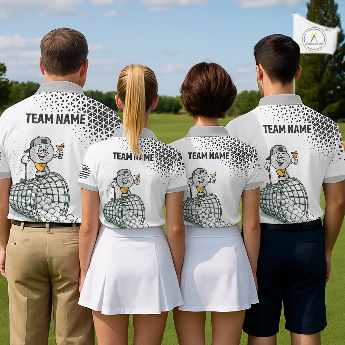 Funny Custom Womens Golf Polo Shirt, Personalized Drinking Golf Jersey, Custom Golf Outfit For Familly Team Shirt NHT697
