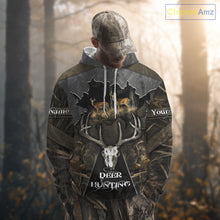 Load image into Gallery viewer, Best Deer Hunting Clothing Camo Deer Hunting Shirt, Custom Name For Hunter NHT359
