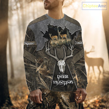 Load image into Gallery viewer, Best Deer Hunting Clothing Camo Deer Hunting Shirt, Custom Name For Hunter NHT359