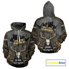 Load image into Gallery viewer, Best Deer Hunting Clothing Camo Deer Hunting Shirt, Custom Name For Hunter NHT359