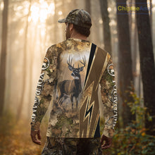 Load image into Gallery viewer, Deer Hunting Custom Name Camouflage Hunting Clothes, Deer Sweatshirt for Men NHT376